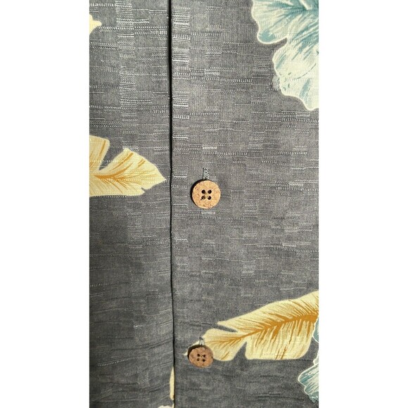 Nautica 100% SILK Hawaiian button down shirt Men’s XL - Picture 4 of 5